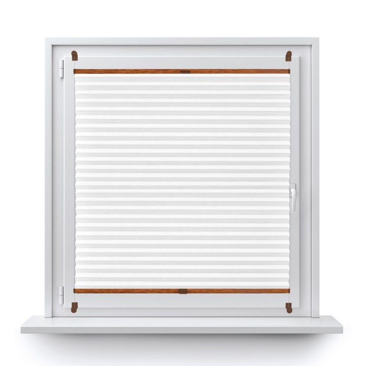 Plisa bezinwazyjna Gnieciona Przyciemniająca Biała 930