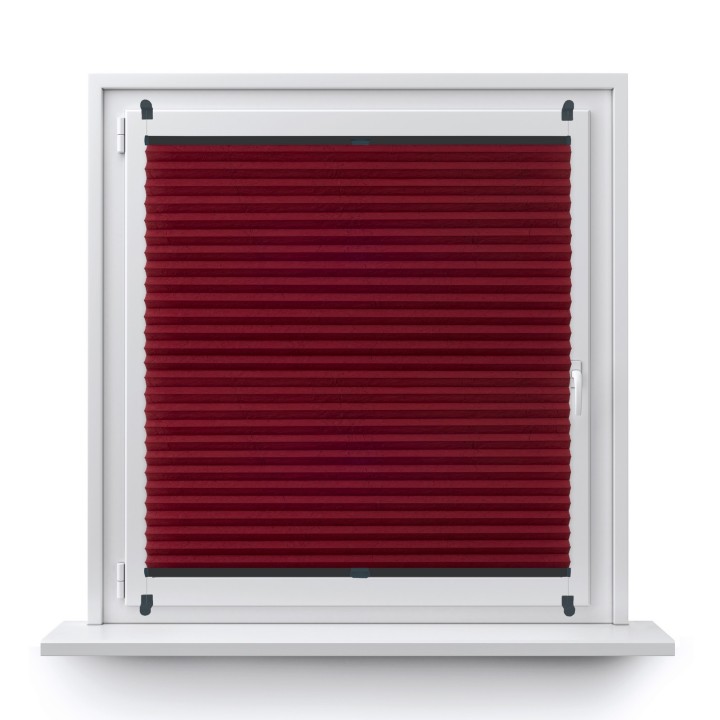 Plisa bezinwazyjna Gnieciona Przyciemniająca Bordowa 935