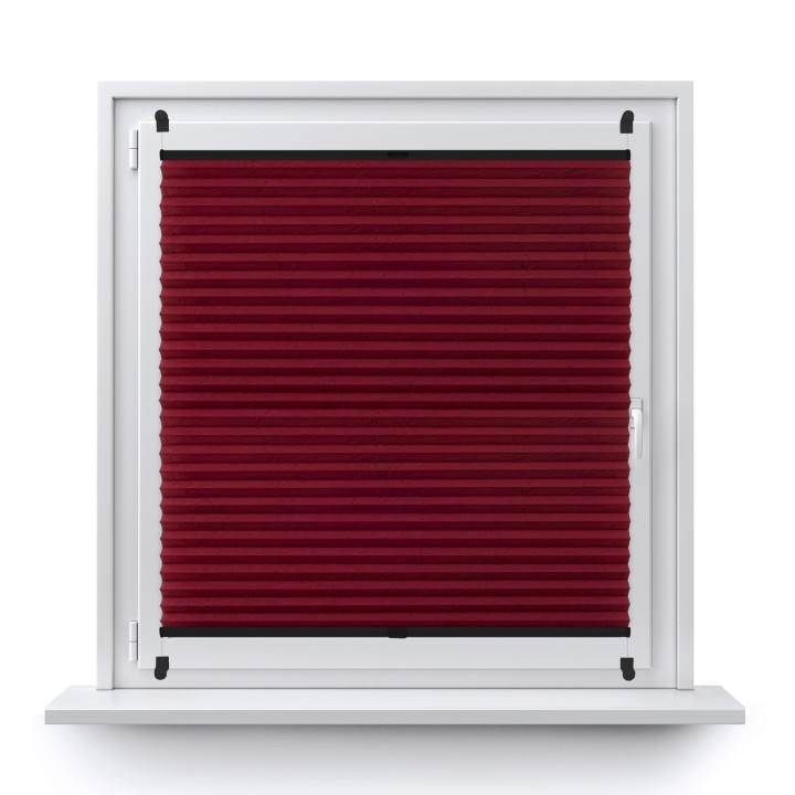 Plisa bezinwazyjna Gnieciona Przyciemniająca Bordowa 935