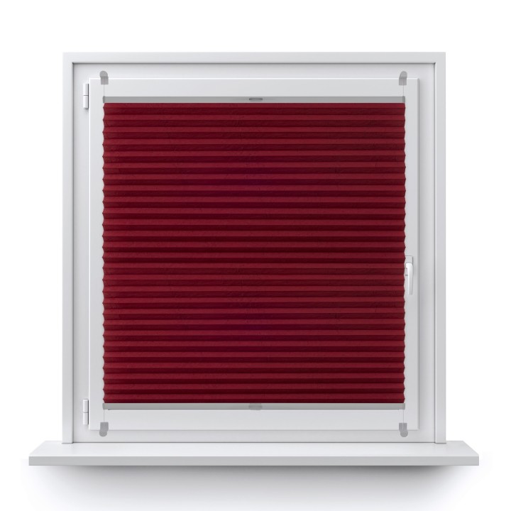 Plisa bezinwazyjna Gnieciona Przyciemniająca Bordowa 935