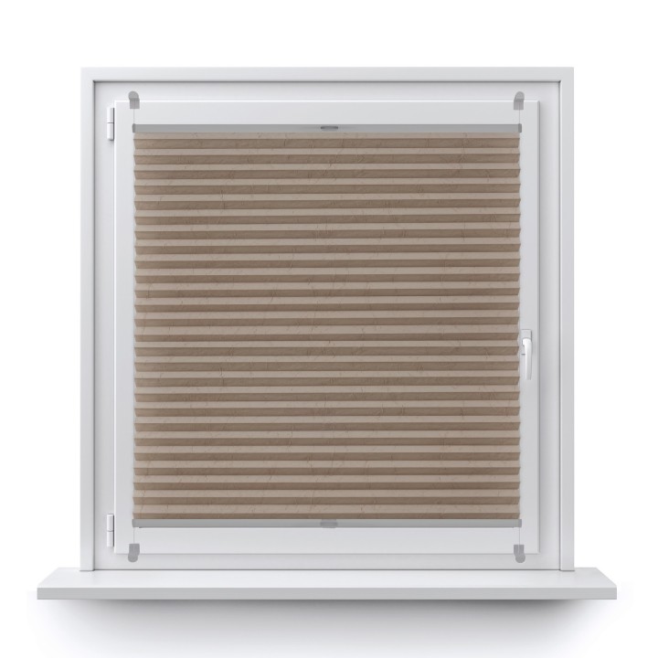 Plisa bezinwazyjna Gnieciona Przyciemniająca Ciemnobeżowa 933