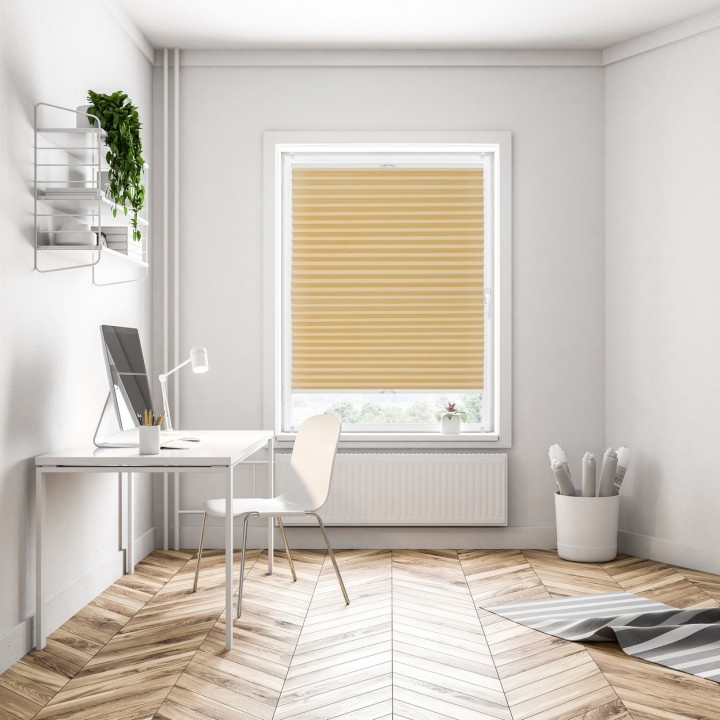 Plisa bezinwazyjna Gnieciona Przyciemniająca Kremowa 932