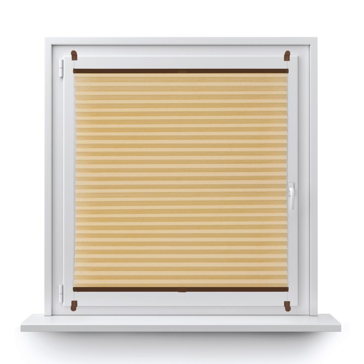 Plisa bezinwazyjna Gnieciona Przyciemniająca Kremowa 932