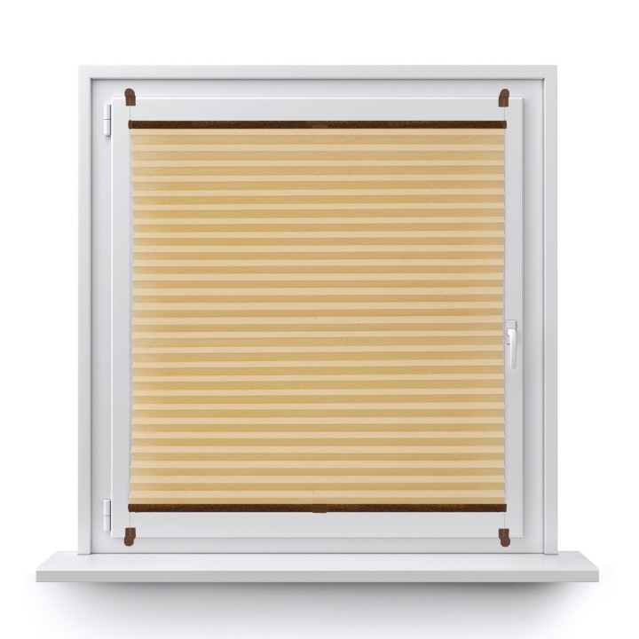 Plisa bezinwazyjna Gnieciona Przyciemniająca Kremowa 932