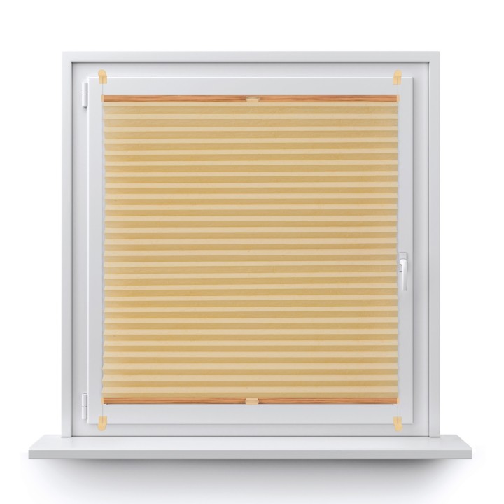 Plisa bezinwazyjna Gnieciona Przyciemniająca Kremowa 932