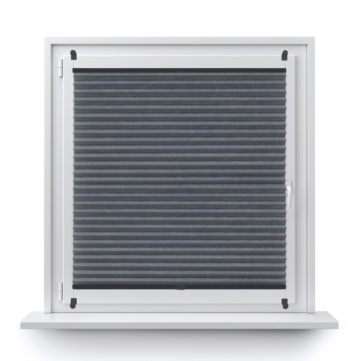 Plisa bezinwazyjna Gnieciona Przyciemniająca Szara 934