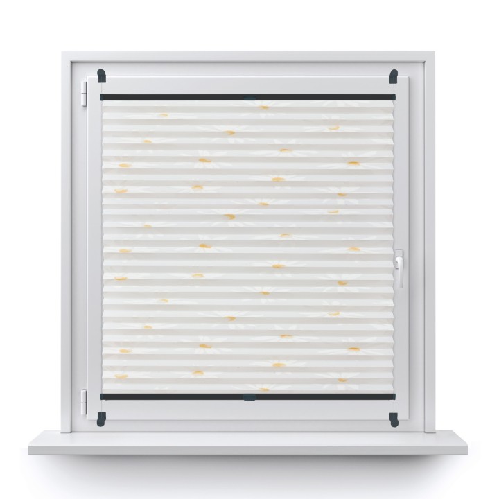 Plisa bezinwazyjna Z nadrukiem Przyciemniająca Biała 2003