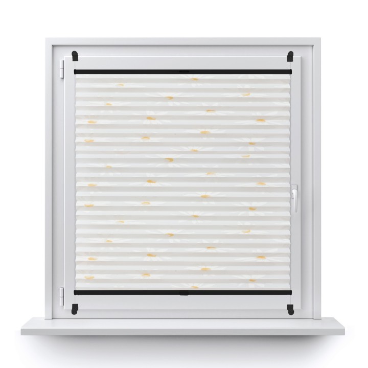 Plisa bezinwazyjna Z nadrukiem Przyciemniająca Biała 2003