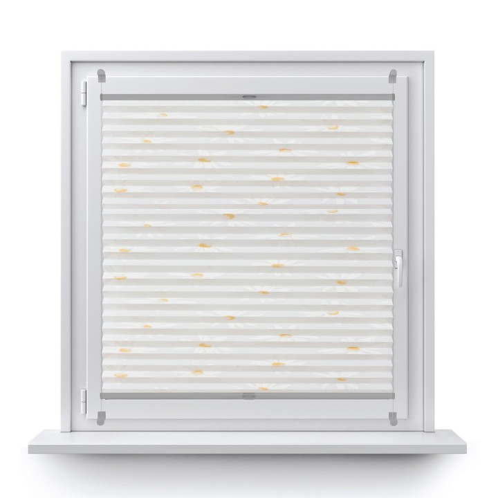 Plisa bezinwazyjna Z nadrukiem Przyciemniająca Biała 2003