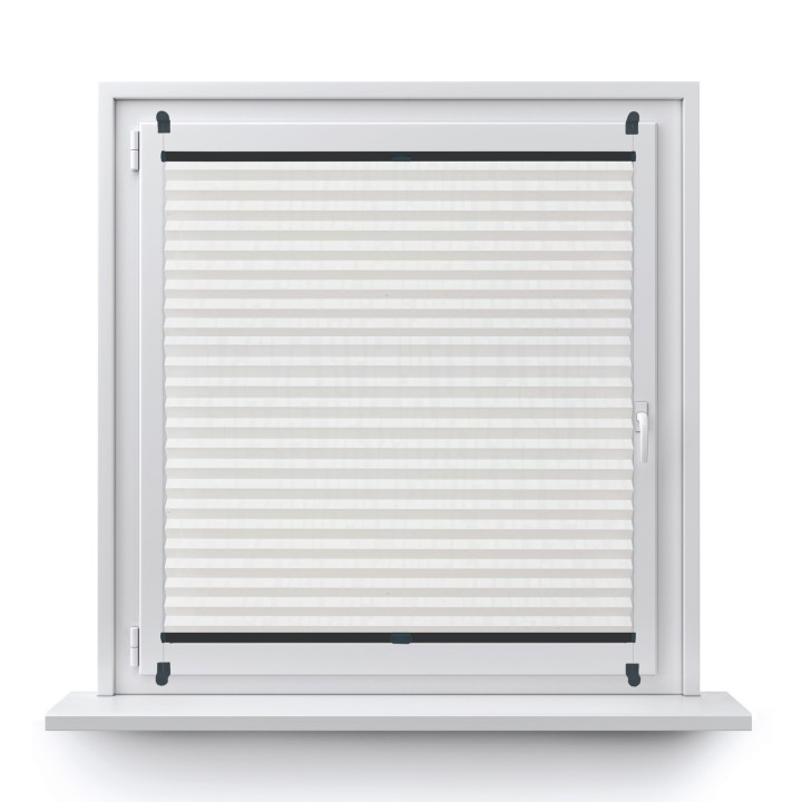 Plisa bezinwazyjna Z nadrukiem Przyciemniająca Biała 2002