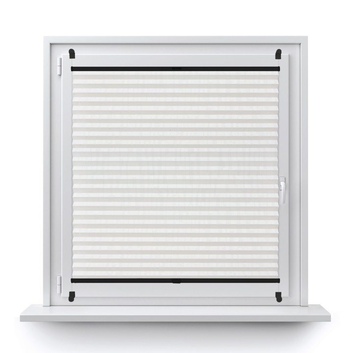 Plisa bezinwazyjna Z nadrukiem Przyciemniająca Biała 2002