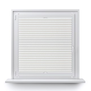 Plisa bezinwazyjna Z nadrukiem Przyciemniająca Biała 2001