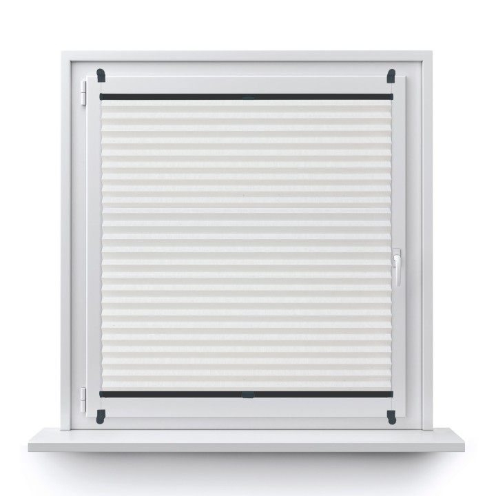 Plisa bezinwazyjna Z nadrukiem Przyciemniająca Biała 2001