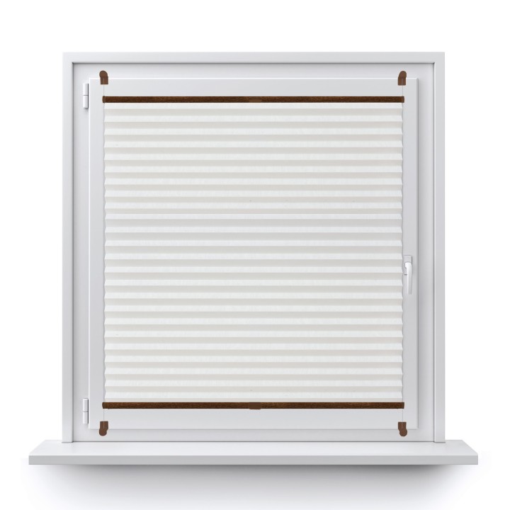 Plisa bezinwazyjna Z nadrukiem Przyciemniająca Biała 2001