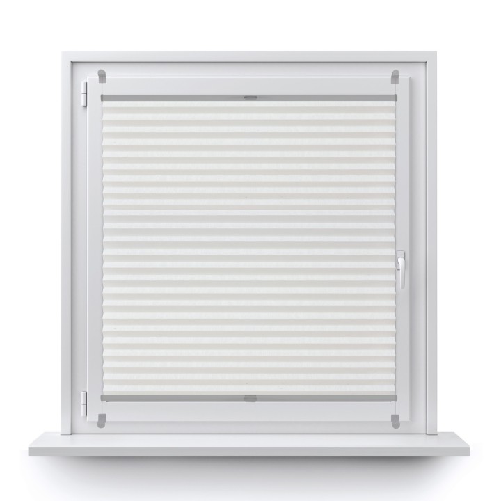 Plisa bezinwazyjna Z nadrukiem Przyciemniająca Biała 2001