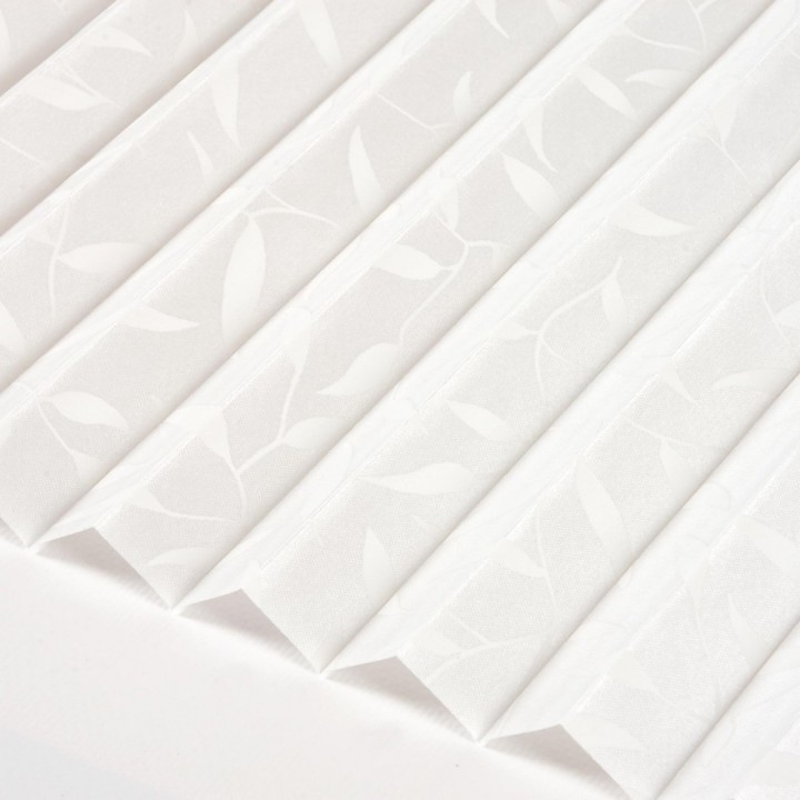 Plisa bezinwazyjna Z nadrukiem Przyciemniająca Biała 1001