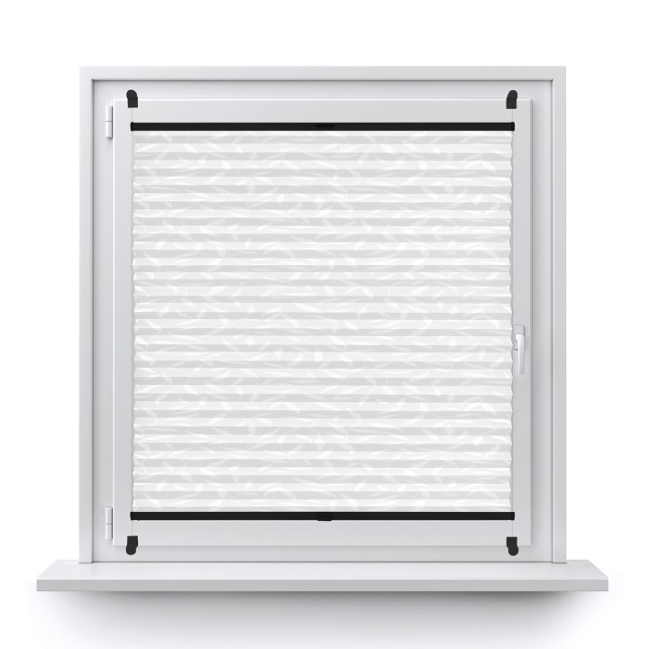 Plisa bezinwazyjna Z nadrukiem Przyciemniająca Biała 1001