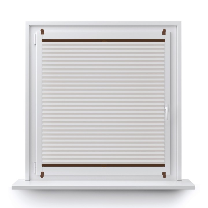 Plisa bezinwazyjna Termo premium Przyciemniająca Biała 216