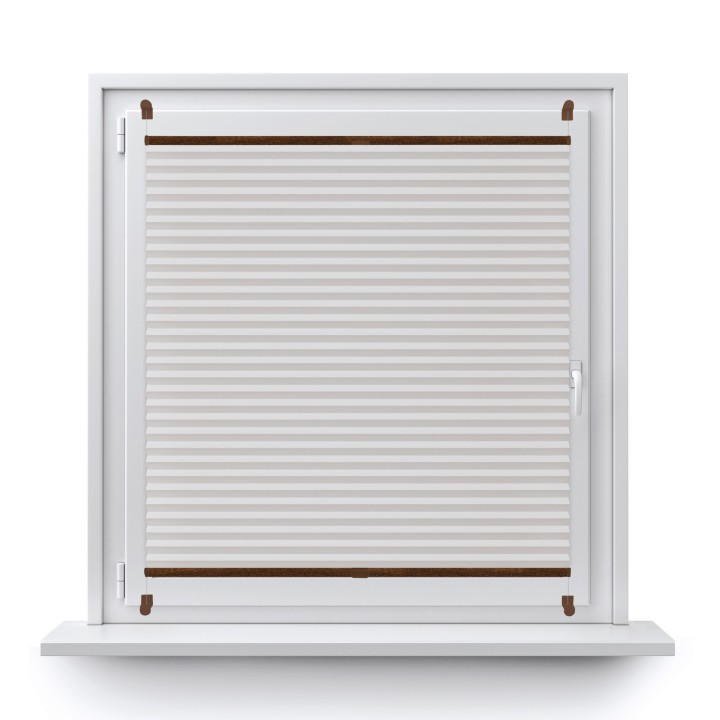 Plisa bezinwazyjna Termo premium Przyciemniająca Biała 216