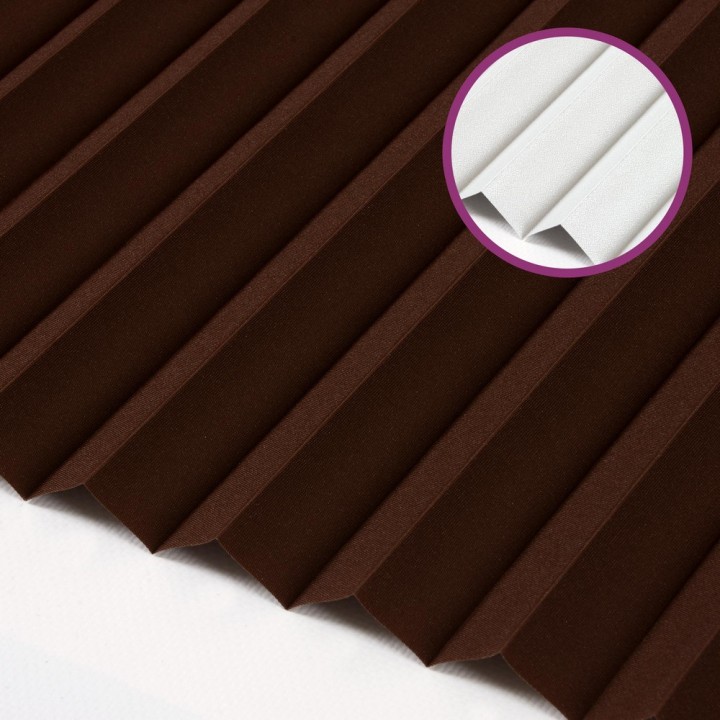 Plisa bezinwazyjna Termo premium Przyciemniająca Brązowa 209