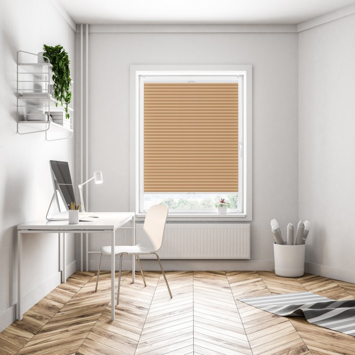 Plisa bezinwazyjna Termo premium Przyciemniająca Ciemnobeżowa 206