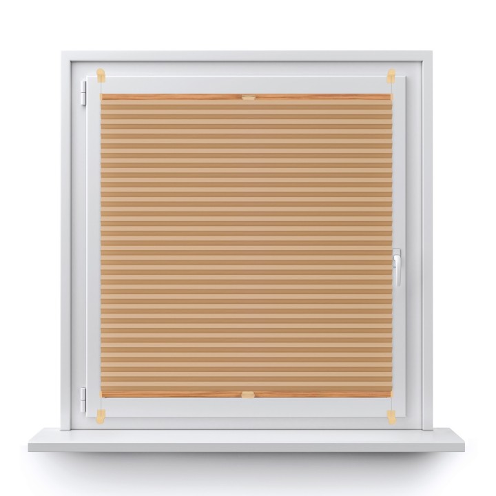 Plisa bezinwazyjna Termo premium Przyciemniająca Ciemnobeżowa 206