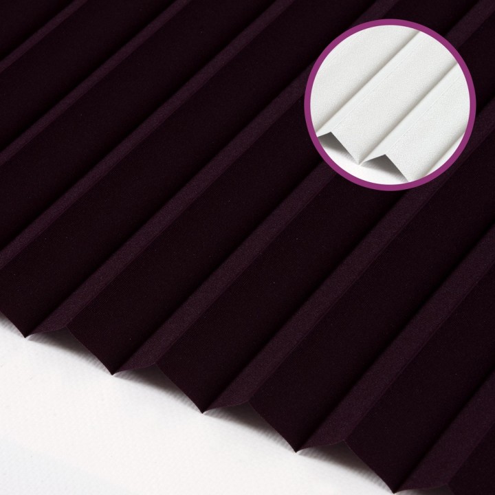 Plisa bezinwazyjna Termo premium Przyciemniająca Ciemnofioletowa 217