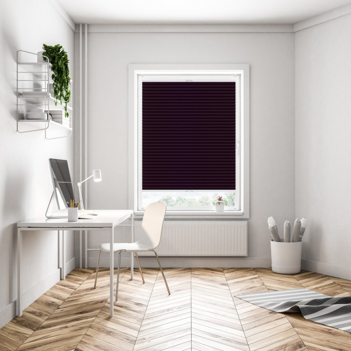 Plisa bezinwazyjna Termo premium Przyciemniająca Ciemnofioletowa 217