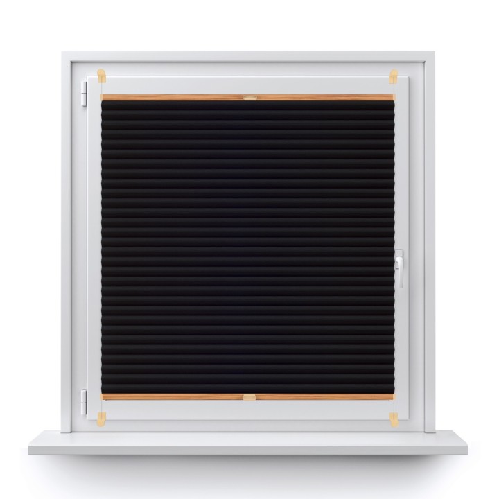 Plisa bezinwazyjna Termo premium Przyciemniająca Czarna 213