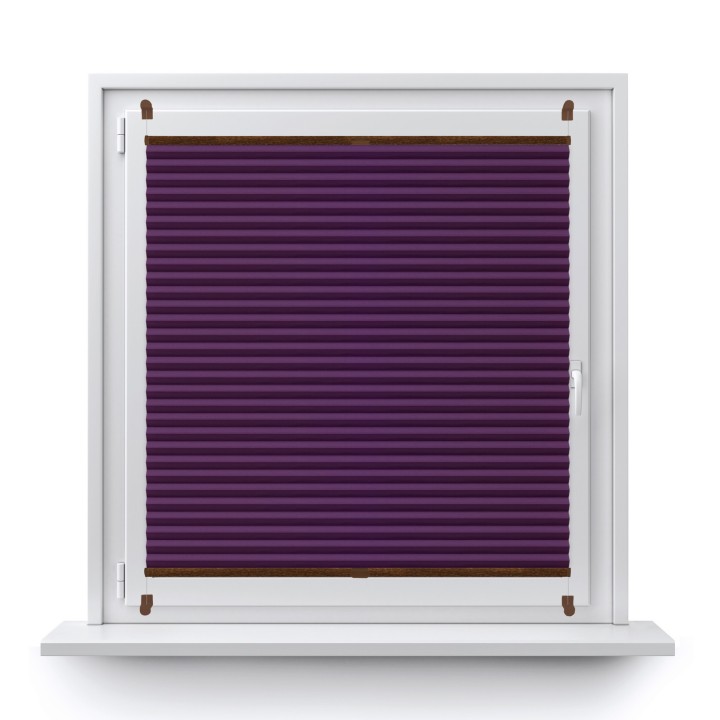Plisa bezinwazyjna Termo premium Przyciemniająca Fioletowa 204