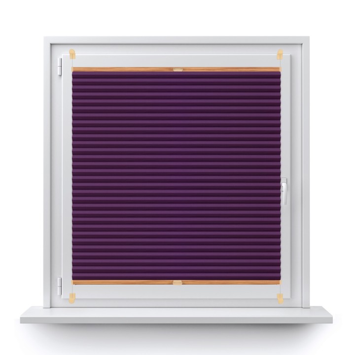 Plisa bezinwazyjna Termo premium Przyciemniająca Fioletowa 204