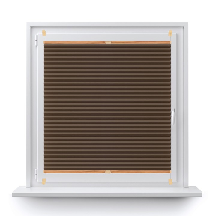 Plisa bezinwazyjna Termo premium Przyciemniająca Jasnobrązowa 214