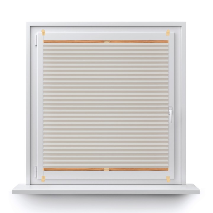 Plisa bezinwazyjna Termo premium Przyciemniająca Jasnokremowa 200