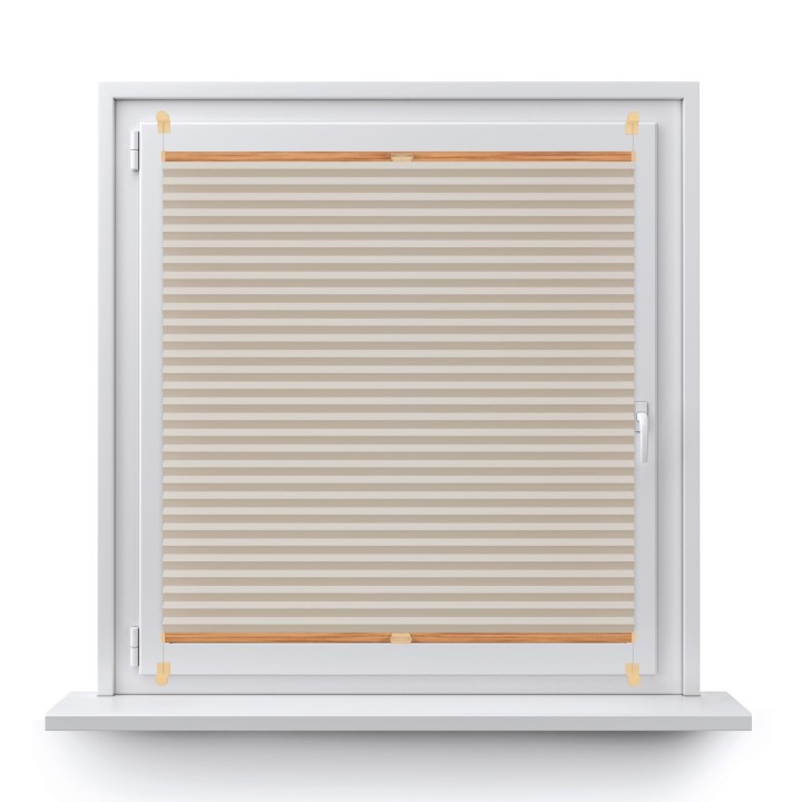 Plisa bezinwazyjna Termo premium Przyciemniająca Kremowa 201