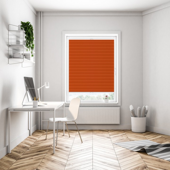 Plisa bezinwazyjna Termo premium Przyciemniająca Pomarańczowa 208