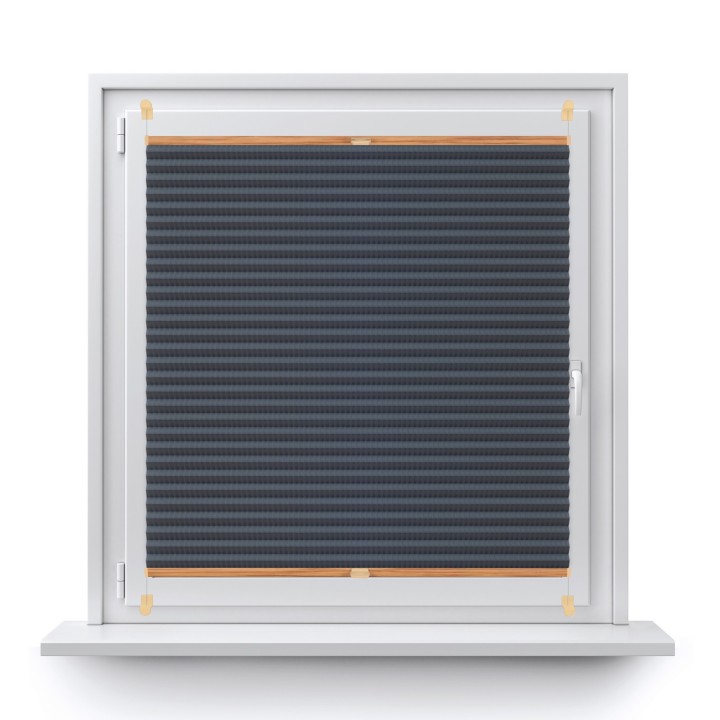 Plisa bezinwazyjna Exclusive Przyciemniająca Szara P5