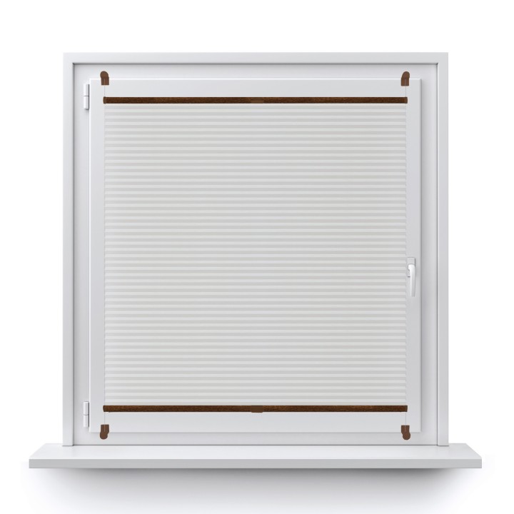 Plisa bezinwazyjna Plaster miodu Przyciemniająca Biała Ad1