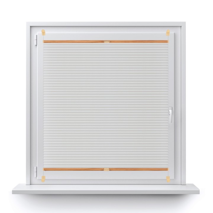 Plisa bezinwazyjna Plaster miodu Przyciemniająca Biała Ad1