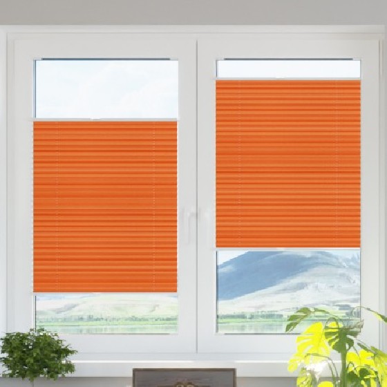 Basic premium pleated blind bursztyn