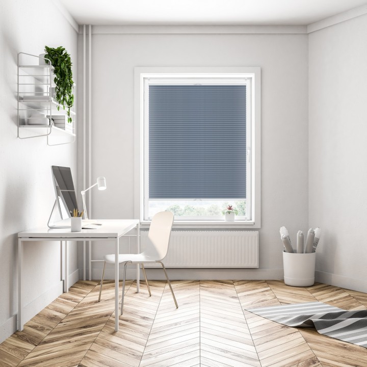 Plisa bezinwazyjna Plaster miodu Przyciemniająca Stalowa Ad8