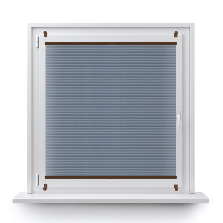 Plisa bezinwazyjna Plaster miodu Przyciemniająca Stalowa Ad8