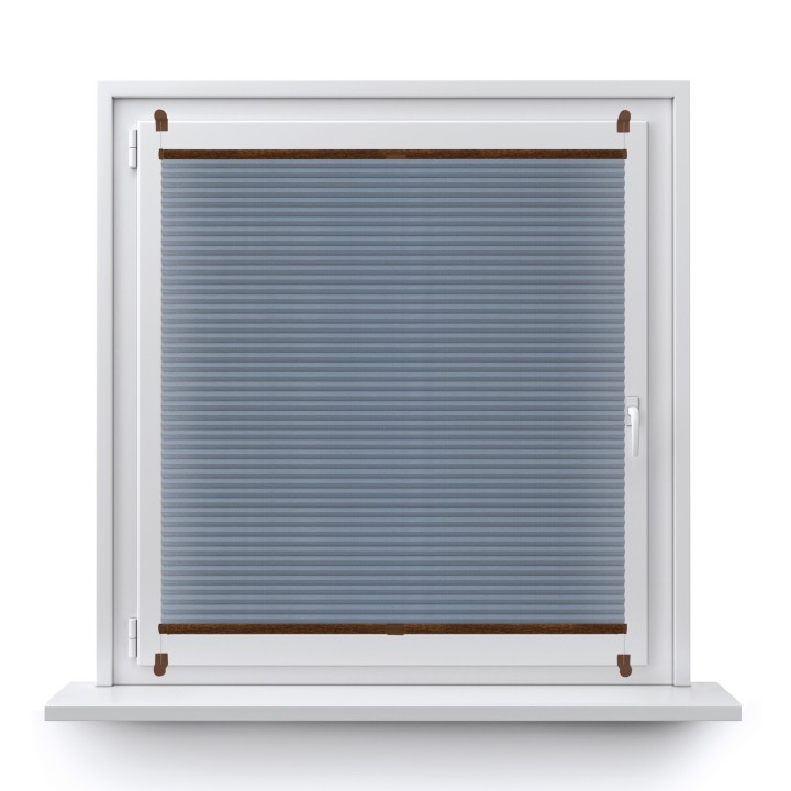 Plisa bezinwazyjna Plaster miodu Przyciemniająca Stalowa Ad8