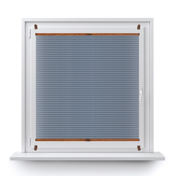 Plisa bezinwazyjna Plaster miodu Przyciemniająca Stalowa Ad8