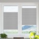 Exclusive pleated blind gray