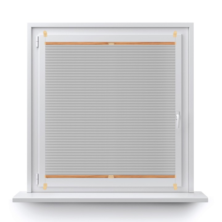 Plisa bezinwazyjna Plaster miodu Przyciemniająca Szara Ad7