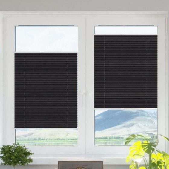Blackout termo premium pleated blind czarny