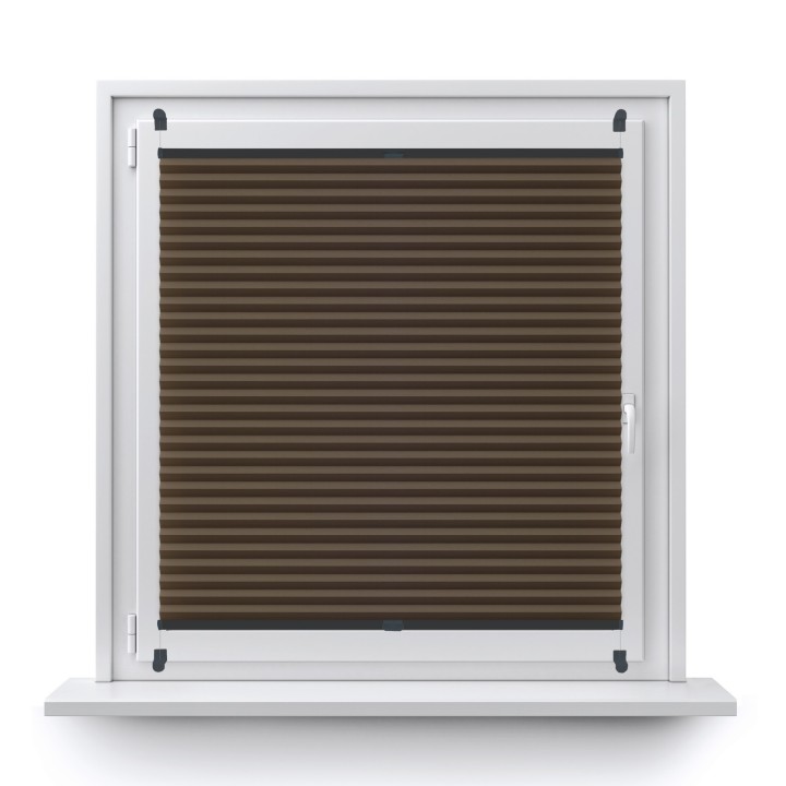 Plisa bezinwazyjna Basic Premium Przyciemniająca Brązowa 114