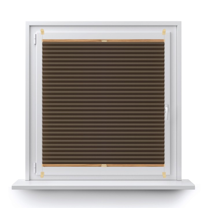 Plisa bezinwazyjna Basic Premium Przyciemniająca Brązowa 114