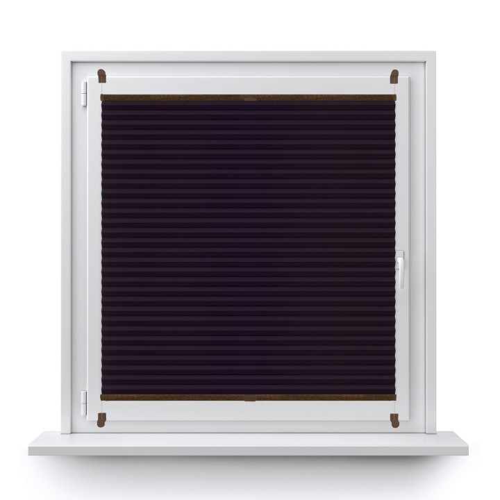 Plisa bezinwazyjna Basic Premium Przyciemniająca Ciemnofioletowa 117