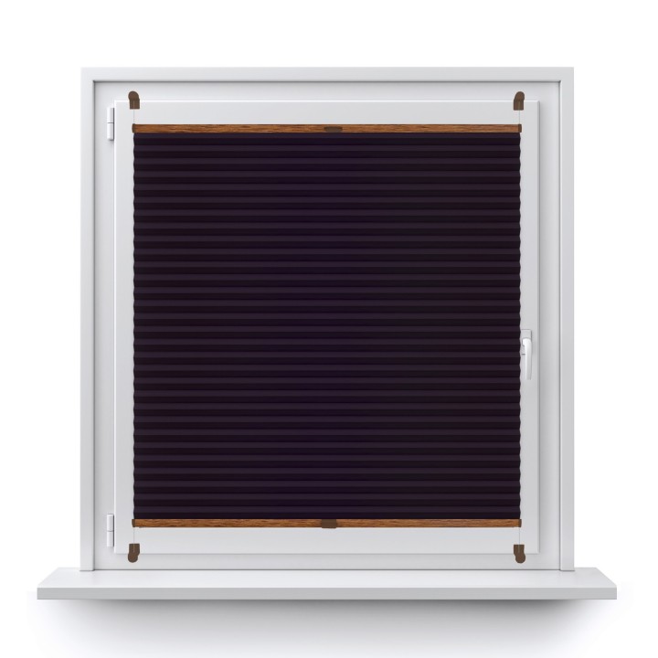 Plisa bezinwazyjna Basic Premium Przyciemniająca Ciemnofioletowa 117